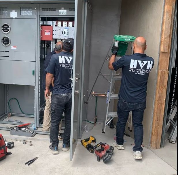 HVH Electric team at work
